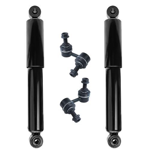 Image of Detroit Axle - Rear Shock Absorbers Sway Bars for 2005-2015 Nissan Armada, 2 Shock Absorbers 2 Rear Sway Bars Replacement - [Not for Models with Rear Air Leveling Suspension or Off-Road Package]