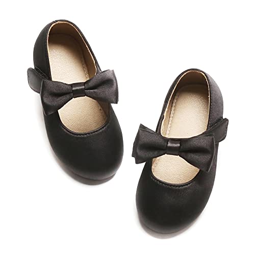 Image of Felix & Flora Toddler Flower Girl Dress Shoes - Girl Ballet Flats Party School Shoes Wedding