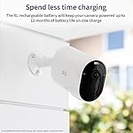 Arlo Pro 5S 2K XL Spotlight Camera - Wireless Home Security Camera with Spotlight, Longer Battery Life, Color Night Vision, Dual-Band Wi-Fi & 2-Way Audio - White, 3 Pack, VMS4362P - Image 4