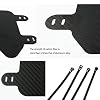 LINGQI Racing Carbon Fiber Front Number Plate for SURRON Light Bee X, Modification Upgrade Accessories for SUR Ron Light Bee Electric Bike