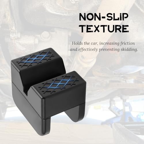 Image of 2PCS Pinch Weld Jack Pad,Thickened Rubber Jack Stand Pads for Lifting Points Cushioning and Non-Slipping,Universal Pinch Weld Jacks Adapter with Load-Bearing Range of 2 to 4 Ton