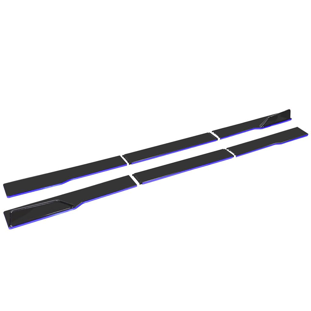 Faldones laterales para Lincoln MKX 2010 azul molduras exteriores