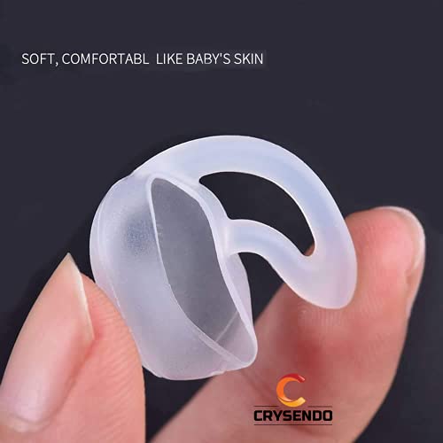 Image of CRYSENDO Variation Silicone, Rubber for Headphones(Transparent)