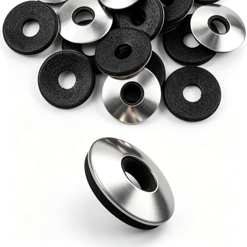 20 Stück Dichtscheiben M8 x 22 mm EPDM-Gummi Unterlegscheiben M8 aus Edelstahl, Metallscheiben mit Gummidichtung, EPDM-Dichtscheiben für selbstschneidende Schrauben und Metallbefestigungen