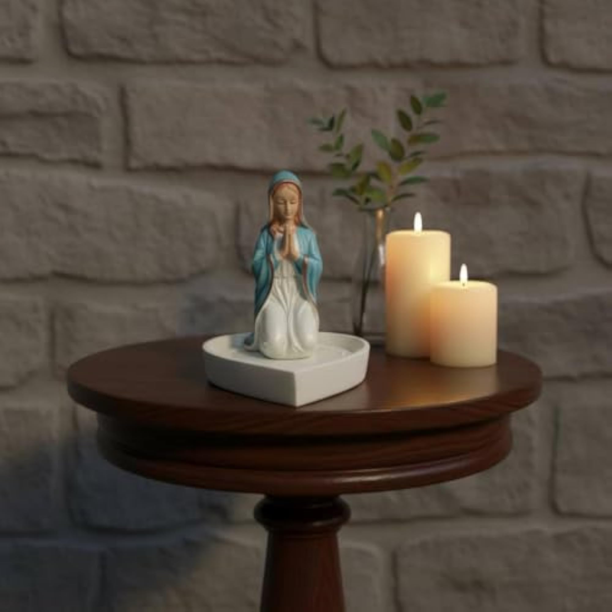 Heart-Shaped Prayer Jewelry Box for Devotional Use