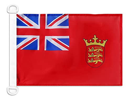 AZ FLAG Jersey Civil Ensign Boat Flag 12x18 in Mesh Polyester Plastic Rings