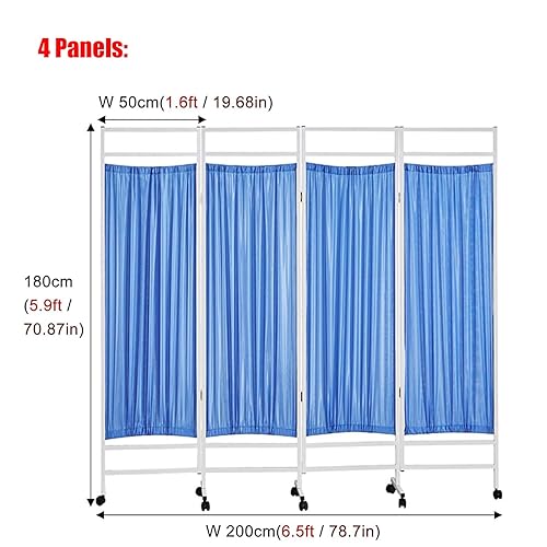 Cloison de séparation mobile pliable avec cadre en fer robuste - 3