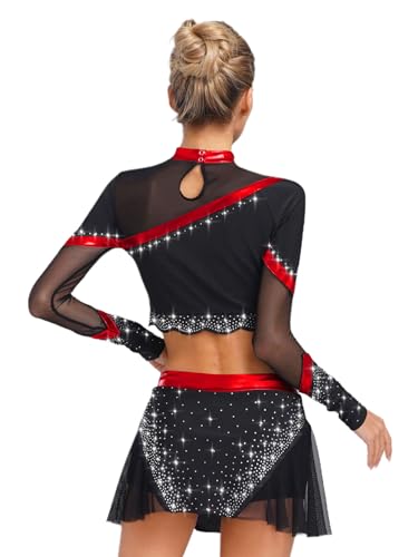 Traje de animadora cómodo y elástico para coreografías y disfraces 2
