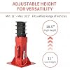 Garvee Heavy-Duty 12 Ton Jack Stands, 2 Pack Pin Type Supports with Quick-Lock for Trucks, RVs & Trailers, 11-18.5 Inch Adjustable Height, Professional Automotive Garage Equipment, Red #2