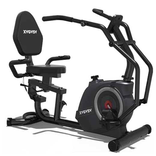 Recumbent Exercise Bike, Recumbent Stationary Bike for Home, Recumbent Bike with 400LB Weight Capacity Whisper-Quiet 16 Levels Magnetic Resistance Heart Rate and Multi-Function LCD Comfortable Seat