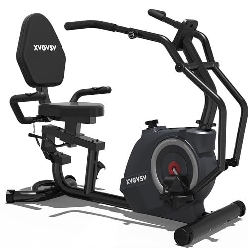 Recumbent Exercise Bike, Recumbent Stationary Bike for Home, Recumbent Bike with...