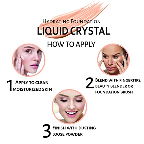 Omorose Liquid Crystal Hydrating Liquid Foundation Smooth As Bb Cream (Medium) #TOP4