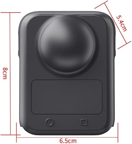 Miniatura 2 de FEICHAO Funda protectora de lente de silicona compatible con Osmo 360 accesorios de cámara de acción (juego C de silicona)