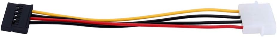 80% Off Discount ANRANK Molex 4 Pin to SATA 15 Pin Power Adapter Cable