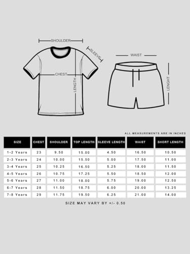 Image of THIIYA KIDS Boys Cotton Co-Ord Set | Printed T-Shirt & Shorts | Soft Comfortable Summer Wear for Kids
