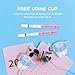 Pregnancy Tests with Cup, HEAL-CHECK Bulk Pregnancy Test Strips for Home Detection, Over 99% Accuracy, Individually Wrapped, Extra-Wide 5mm HCG Test Kit Comfortable Grip, 25 Count, Pruebas De Embaraz