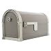 Gibraltar High Grove Large Capacity Galvanized Steel Light Bronze, Post-Mount Mailbox, HM16NL01