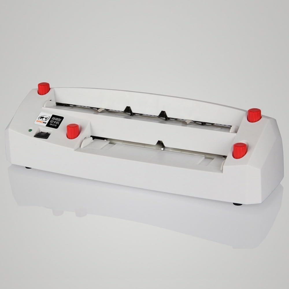 RoastMe 電動名刺切断機、名刺カッター自動製本機、300gオフィスペーパーカッター、自動カード、ビジネス/招待状/会員/ワード