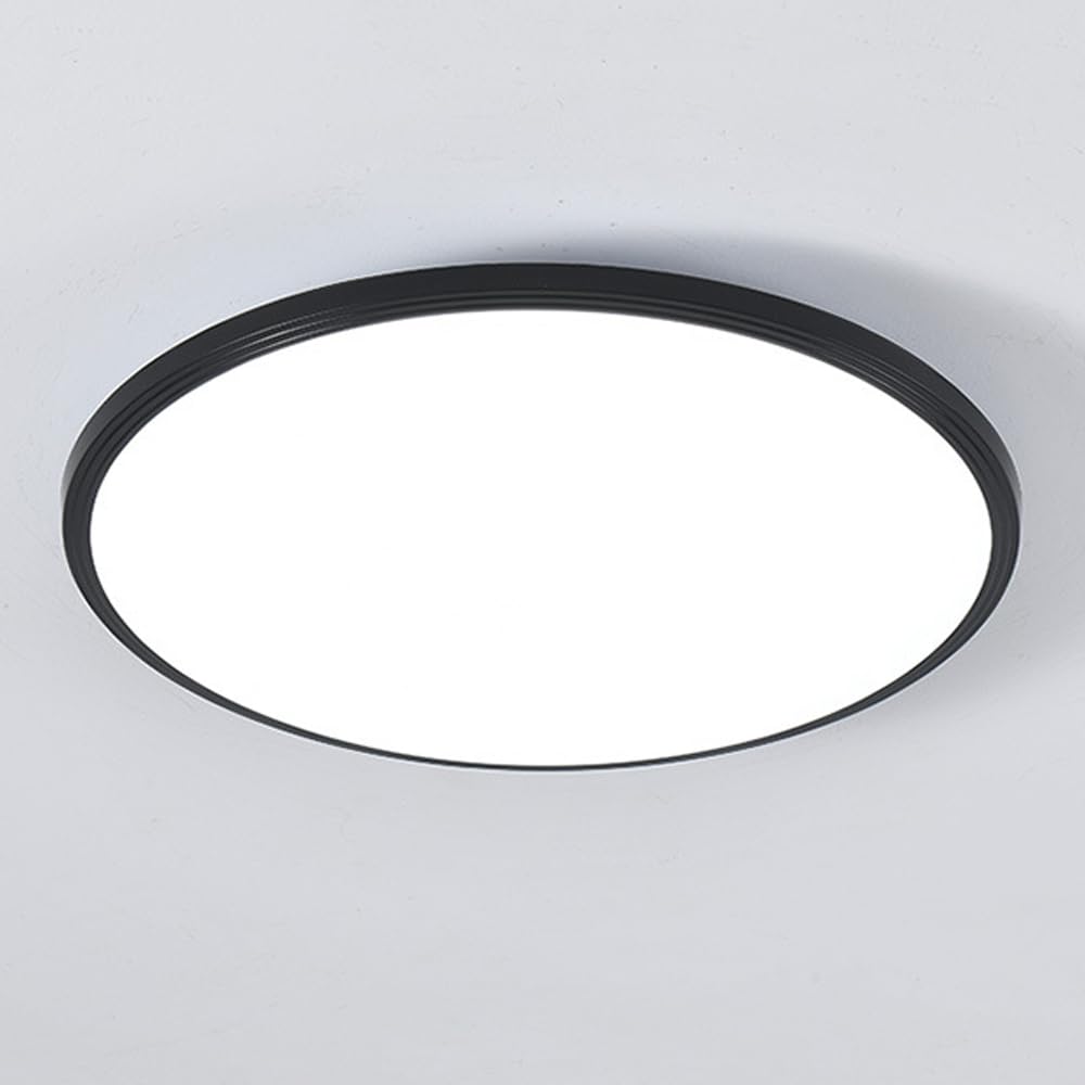 ITOSUI Minimalist Style Led Ceiling Lamp Bedroom Study Flat Ceiling Lighting Led Ultra -Thin Round Balcony Ceiling Light 3000-6000K Dimmable Kitchen and Bathroom Flush Mount Fixture K-47Cm