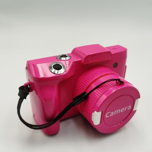 Appareil photo numérique compact rouge, idée cadeau usage domestique avec zoom numérique 16x