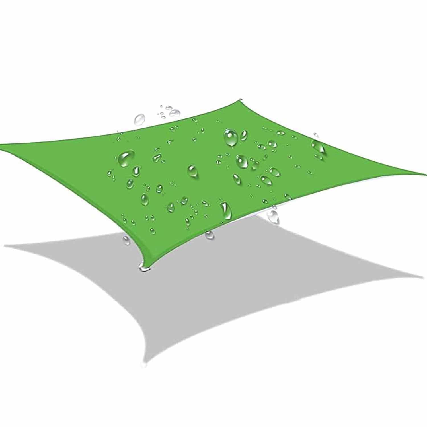 Ffsaacol Rectangle Sun Shade Sail Canopy, Shade Sail Canopy Awning 98% UV Protection, Sun Shades Outdoor Patio Waterproof, for Garden, Yard (We Make Custom Size) 10, 7x7 Feet/2x2m