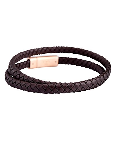 Emporio Armani Bracciale da Uomo in Pelle/Acciaio