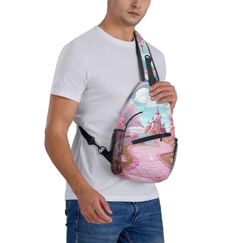 Mochila Sling Crossbody Negra de Uso Urbano miniatura 7