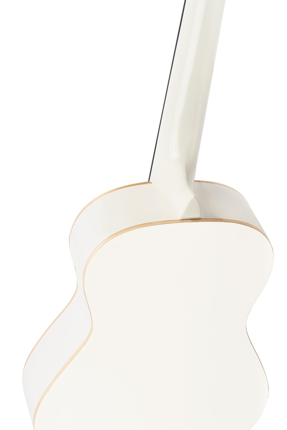 Ortega Guitars Chitarra Concerto Bianca Misura 1/2 - Serie Family - include Gig Bag - mogano/top in abete (R121-1/2WH)