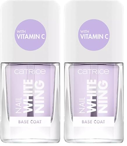 Pintaúñas Catrice Nail Whitening Esmalte base 10,5 ml (Paquete de 2)