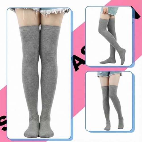Image of Black and White Striped Arm Leg Warmers Sleeves Set Rainbow Socks Knee High Fingerless Gloves Hand Thigh Warm