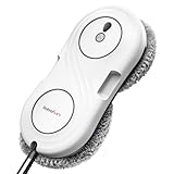 Robofun Mini Fensterputzroboter, Vier-Düsen-System, 64mm Ultradünn, Intelligente Randerkennung, 4 Reinigungsmodi