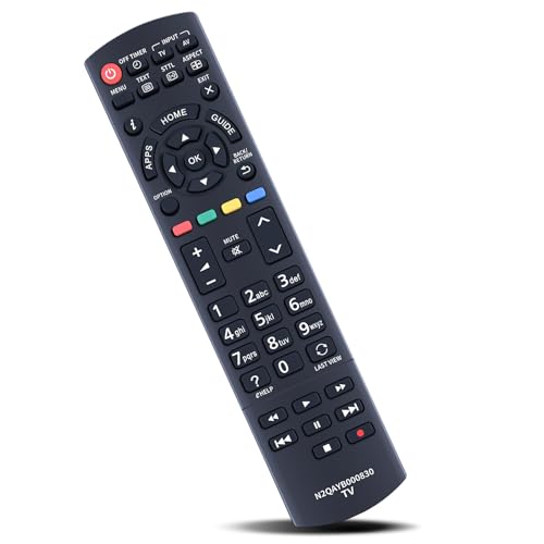 MOVHEIYL N2QAYB000830 - Mando a distancia de repuesto para Panasonic Smart TV TX-L24XW6 TX-L32E6B TX-L32EX64 TX-L39E6B TX-L32ES61 TH-LR32E6 TX-L24XW6 TX-L32BL6B TX-L42E6EK TX-50AS. 500Y TX-39ASW604 TX