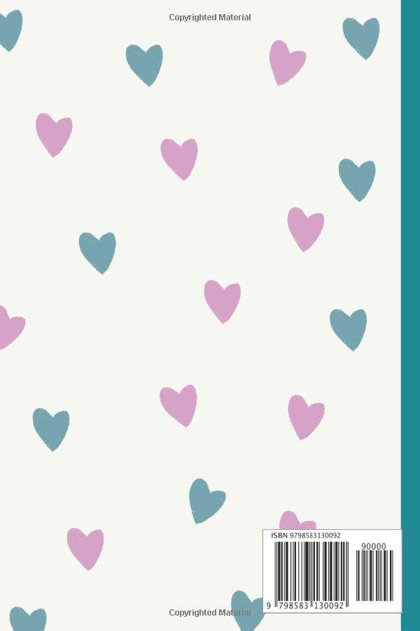 Madison's Notebbok: Madison Personalised Name Notebook - Drawn hearts (120 Pages 6 x 9 inches) - Image 2