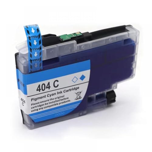 Encre LC404 cyan pour résoudre les problèmes de lignes blanches sur MFC J1205W