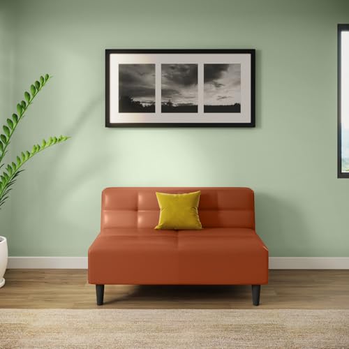 Image of Interio by Godrej Suez 2 Seater Synthethic Leather Sofa