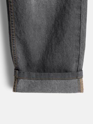 Image of Urbano Juniors Boy's Loose Baggy Fit Washed Denim Jeans Stretchable
