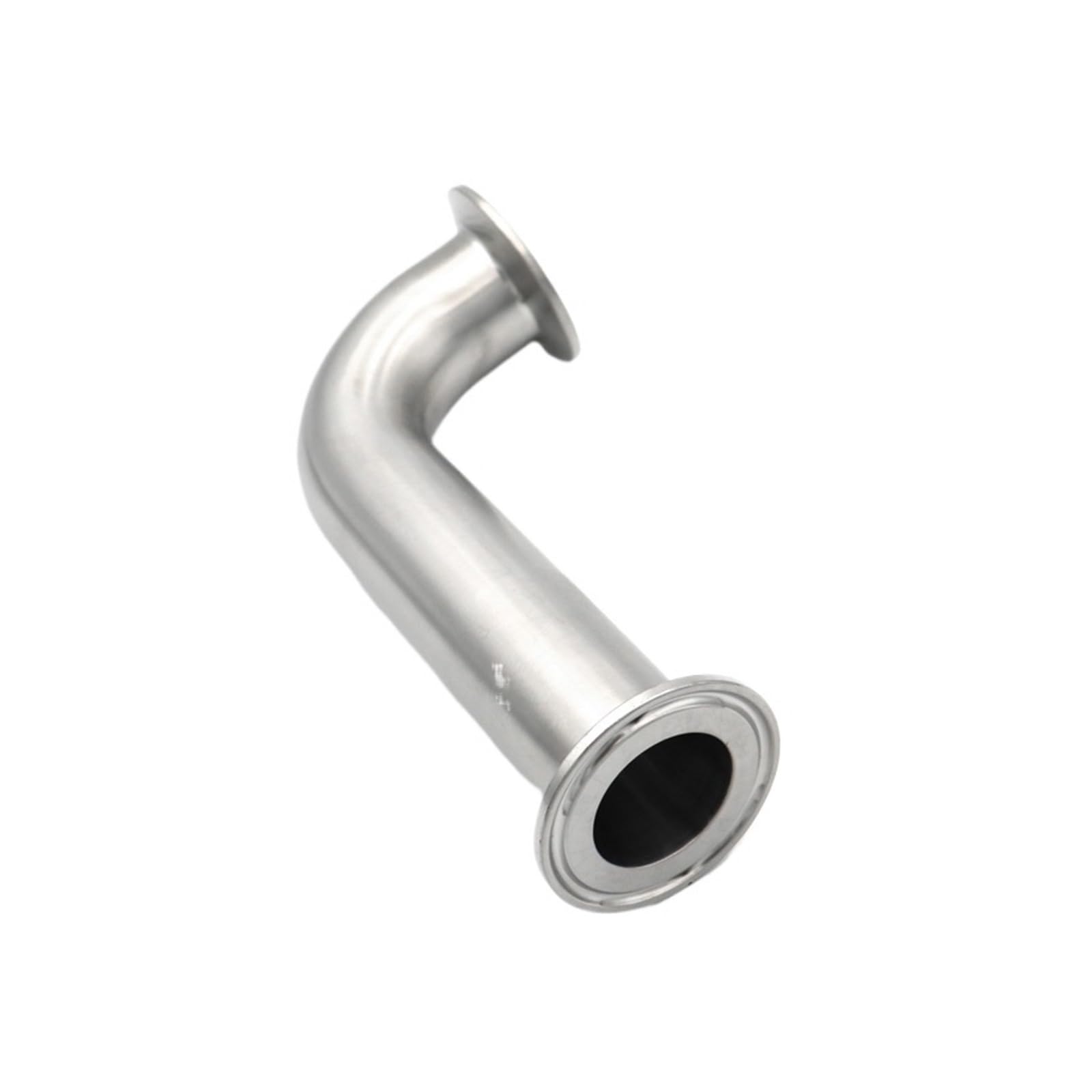 Stal nierdzewna 304/316L Kolanko 90 stopni Tri Clamp Długie przedłużenie 25 38 51mm Rurka sanitarna Łącznik rurowy Homebrew 1 "1.25" 1.5 "2"(OD51x64,L204MM_SS304)