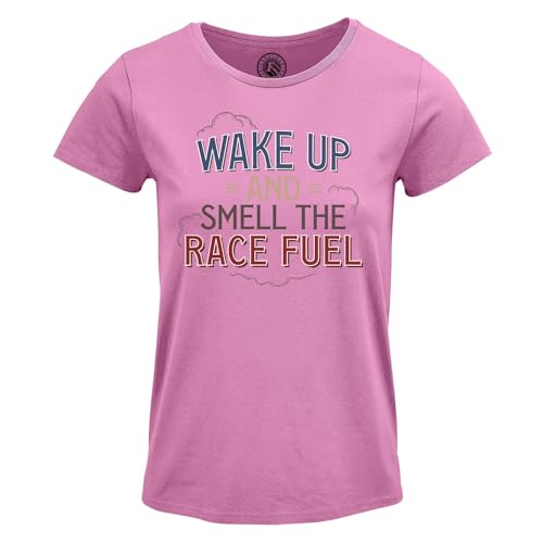T-Shirt Motorcycle Wake Up and Smell The Race Fuel Esprit Libre