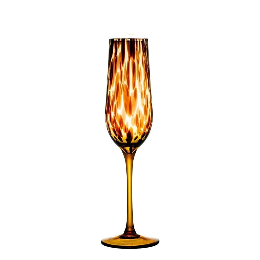 Flûtes à champagne avec pied haut vintage de 240 ML pour éviter de réchauffer le vin