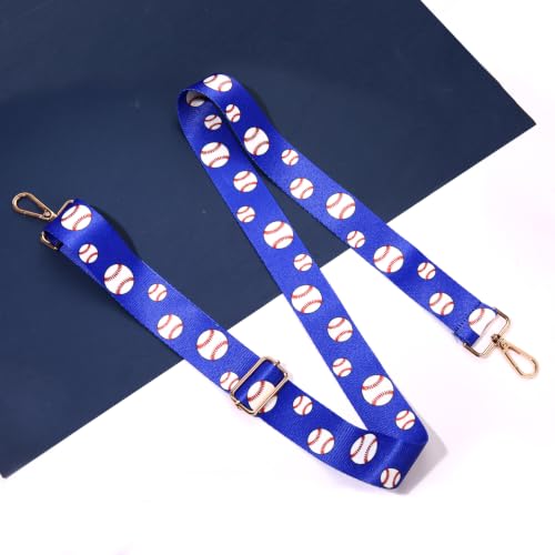 Image of NVENF Game Day Purse Strap Replacement Baseball Basketball Soccer Golf Crossbody Shoulder Bag Straps for Stadium Clear Purse (Style L)