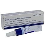 Pet Eye Health Ointment for Dogs, Cats, Cattle, Sheep, Horses, Birds and Puppies, Kittens 1/8 oz /3.5gr - 1 Tube
