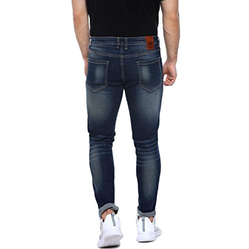 Image of CAHOOT Men's Denim Jeans for Regular Wear | Denim Fabric | Slim Fit | Jeans Crafted with Comfort Fit and High-Performance for Everyday Casual Wear