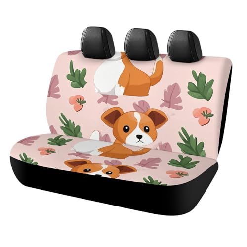 Housse de siège arrière pour chien petite taille pour voiture et SUV