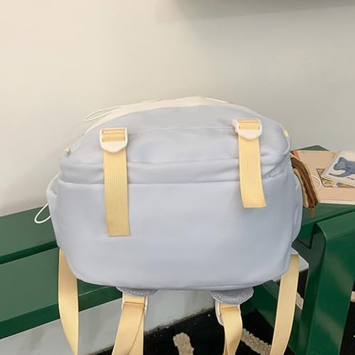 Sacs à dos décontractés couleur contrastée de style coréen pour ados - 6