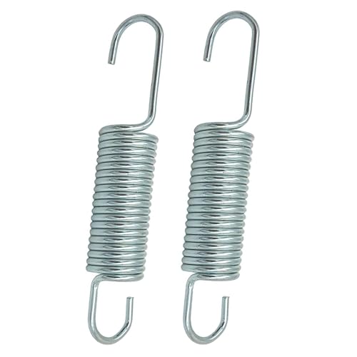 YANGYIXIN Recliner Replacement Parts: 3-5-8 Long Neck Springs (2-Pack) Heavy-Duty Extension Spring for Furniture Repair – Secure Hook-to-Hook Design Ensures Smooth, Quiet Recliner Mechanism Operation