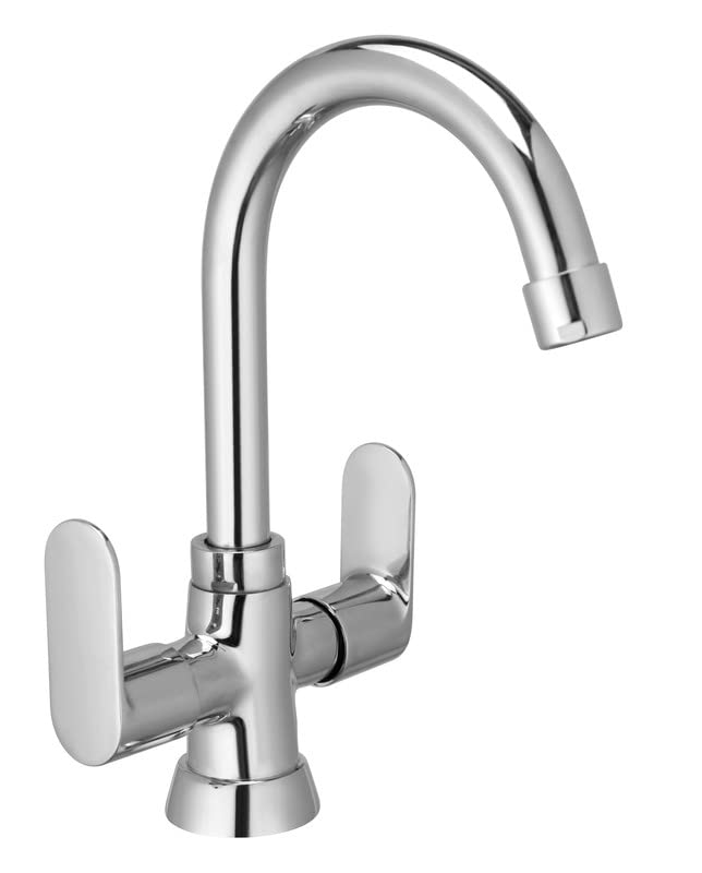 CHARAT Aster Centre Hole Basin Mixer Tap Faucet Hot and Cold Deck