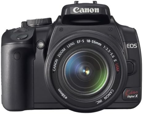 【整備済み品】Canon デジタル一眼レフカメラ EOS Kiss デジタル X レンズキット ブラック KISSDXB-LKIT