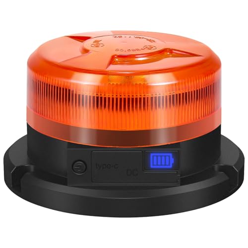 AnTom Magnetic Wireless Strobe Beacon Light, 24 LED USB-C