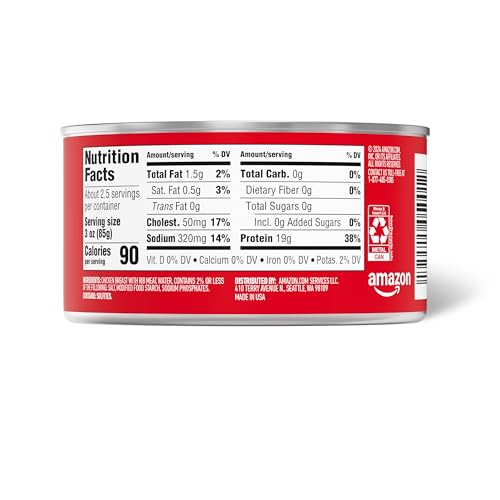 Image of Amazon Saver, Chunk Chicken Breast, 12.5 Oz