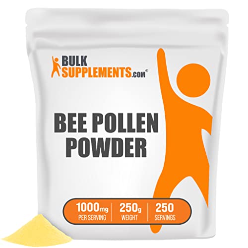 Bulksupplements.com Bee Pollen Powder - Dietary Supplement, Bee Pollen Supplement - Natural, Gluten Free - 1000Mg Per Serving, 250 Servings (250 Grams - 8.8 Oz) #TOP19